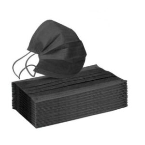 MASCARILLA QUIRURGICA NEGRA NIÑOS 50 UNDS