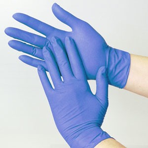 GUANTE NITRILO AZUL TALLA L BO