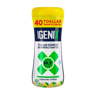 TOALLA HUMEDA DESINFECTANTE 40 UNDS. IGENIX RO
